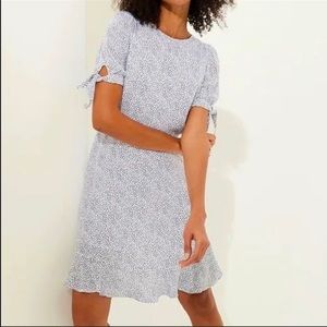 Banana Republic Tie Sleeve Ruffle Hem Dress - NEVER WORN!